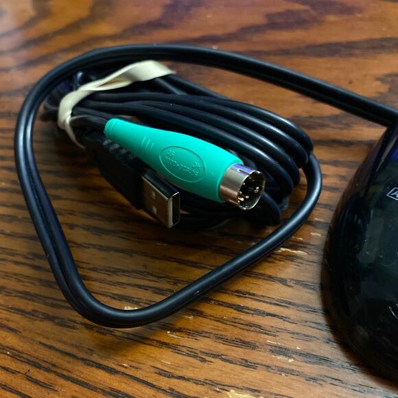 LOGITECH Cordless Optical Mouse M-RAF95 Keyboard Receiver C-B017 UNTESTED - Picture 6 of 10